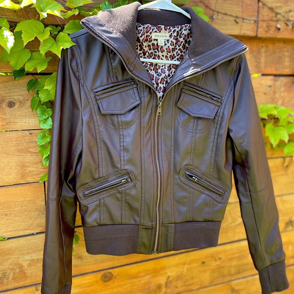 Zara Faux Leather Jacket